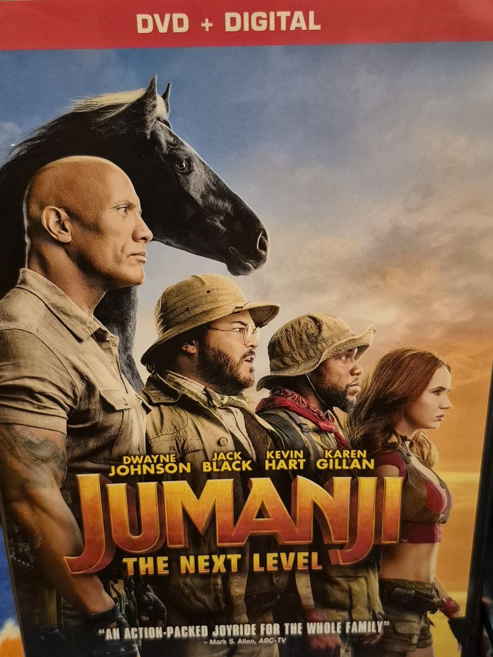 Jumanji the next level DVD plus digital